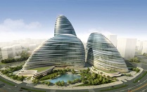 望京soho音樂噴泉